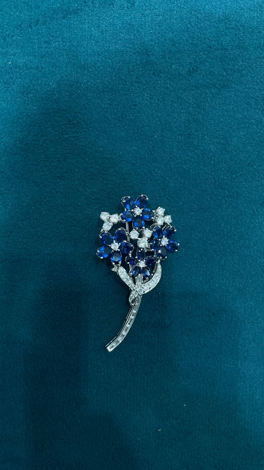 Simply And Floral Type Brooch